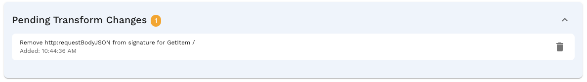 Clicking &quot;Queue Remove from Signature&quot; button for http
